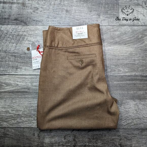 Elle Mid Ride Boot Cut Pants Size 10 - Picture 6 of 6